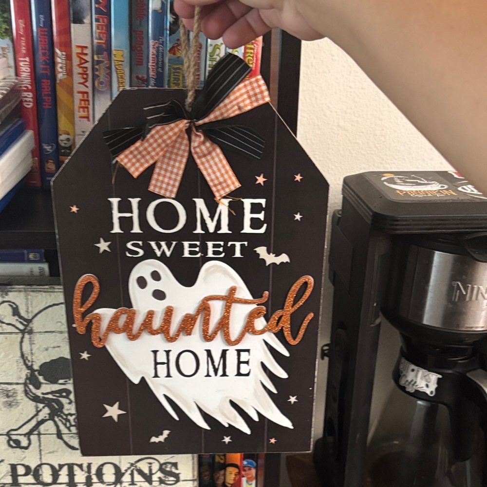 Halloween Ghost Wall Sign
